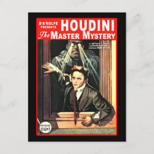 Carte Postale Illustration de Harry Houdini Pulp Fiction