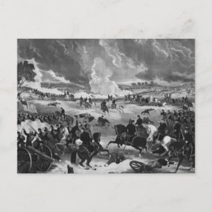 Carte Postale Illustration de la bataille de Gettysburg