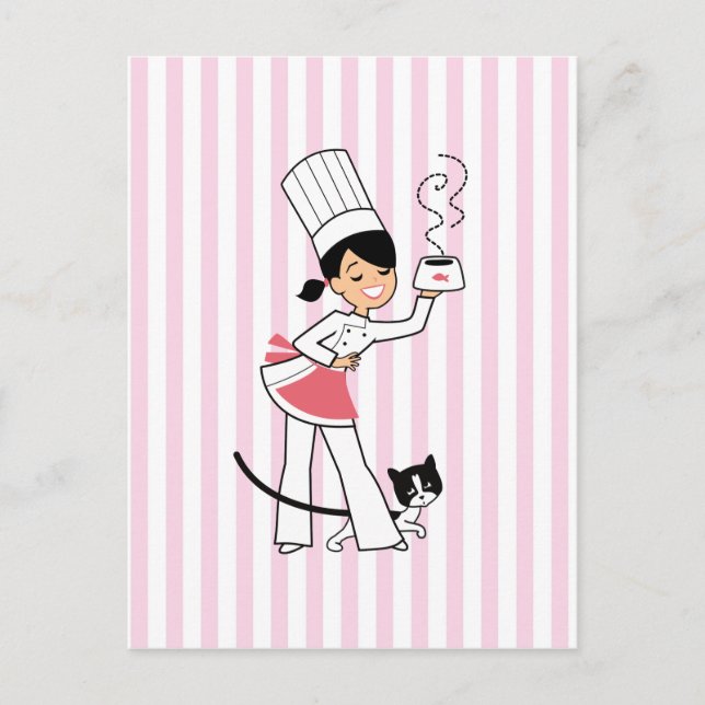 Carte Postale Illustration de Little Chef sur (Devant)