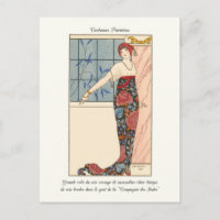 Illustration de mode Art déco français Barbier