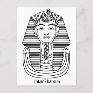 Carte Postale Illustration de Toutankhamon