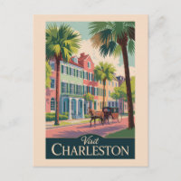 Illustration de voyage d'art à Charleston Caroline