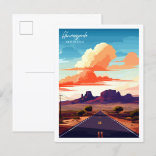 Carte Postale Illustration de voyage vintage Alamogordo Suisse