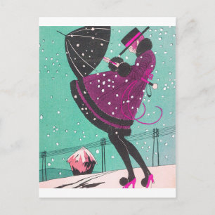 Carte Postale Illustration Déco