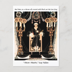 Carte Postale Illustration du conte de fées Iron King par Kay Ni