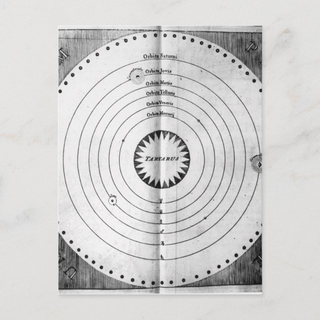 Carte Postale Illustration du Cosmos (Devant)