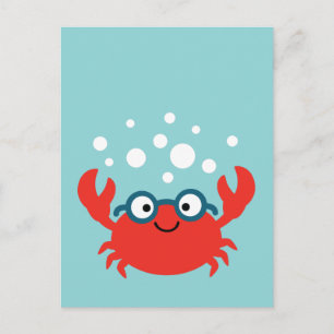 Carte Postale Illustration du crabe de Specky