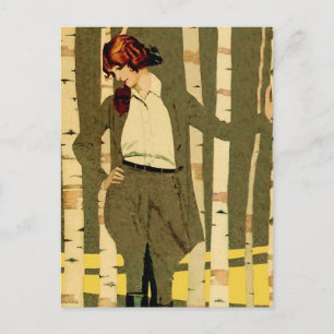 Carte Postale Illustration du livre Peacock Feathers par C Coles