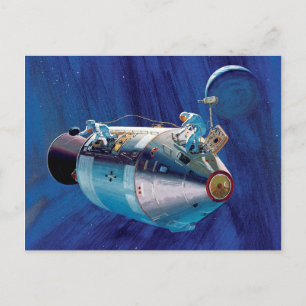 Carte Postale Illustration du module de commande et de service A