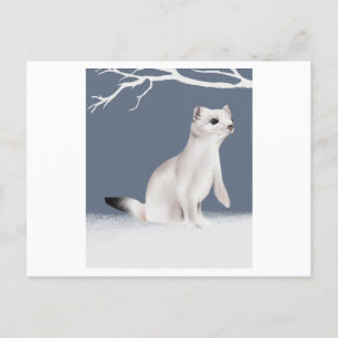 Carte Postale Illustration d'une bobine peinte en aquarelle