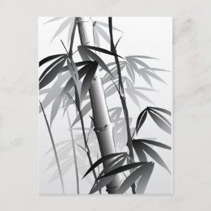 Carte Postale Illustration d'une peinture de style oriental