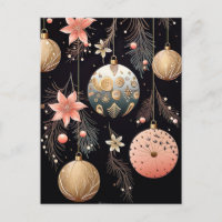Illustration élégante de boules de Noël