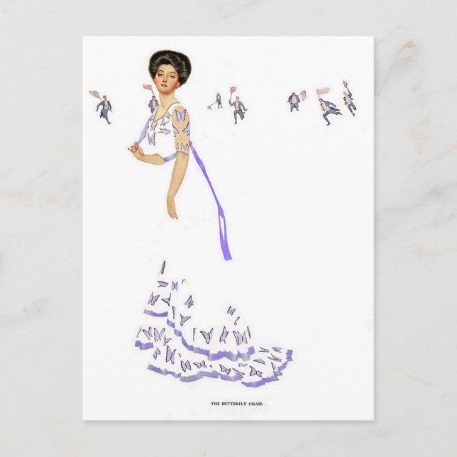 Carte Postale Illustration « Fadeaway Girl » de Coles Phillips « (Devant)