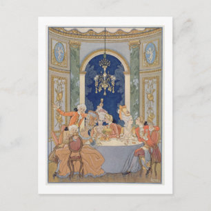 Carte Postale Illustration 'Les Liaisons Marchandises' par Pi