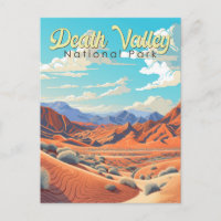Illustration Rétro du Parc National de la Vallée d
