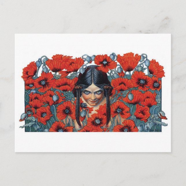 Carte postale Illustration vintage (Devant)