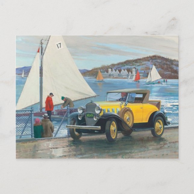 Carte postale Illustration vintage (Devant)