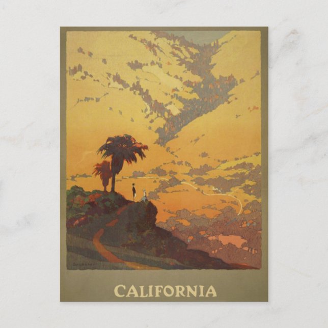 Carte postale Illustration vintage (Devant)