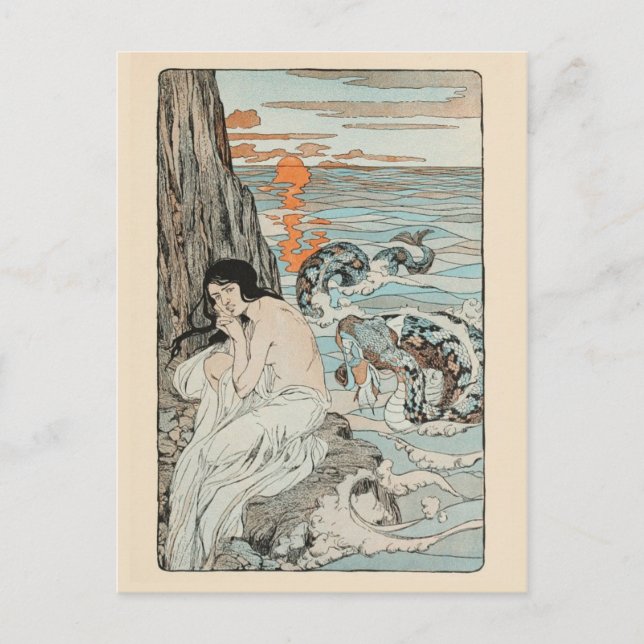 Carte postale Illustration vintage (Devant)
