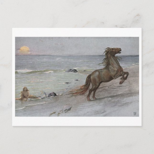 Carte postale Illustration vintage (Devant)