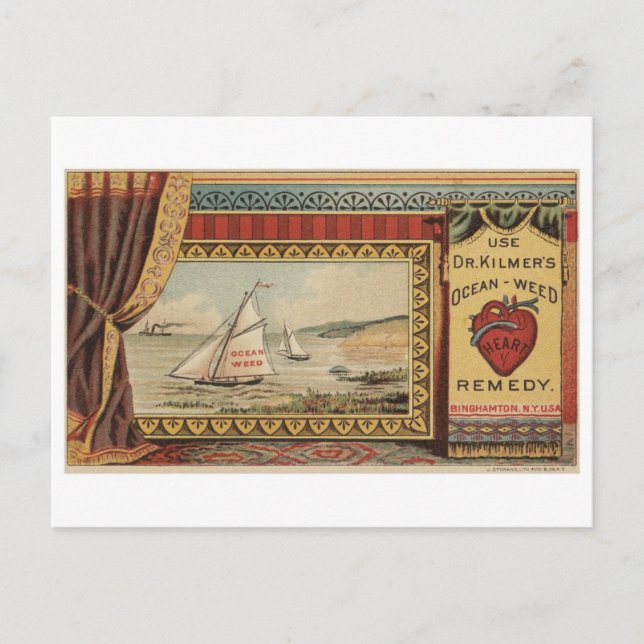 Carte postale Illustration vintage (Devant)