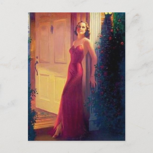 Carte postale Illustration vintage (Devant)