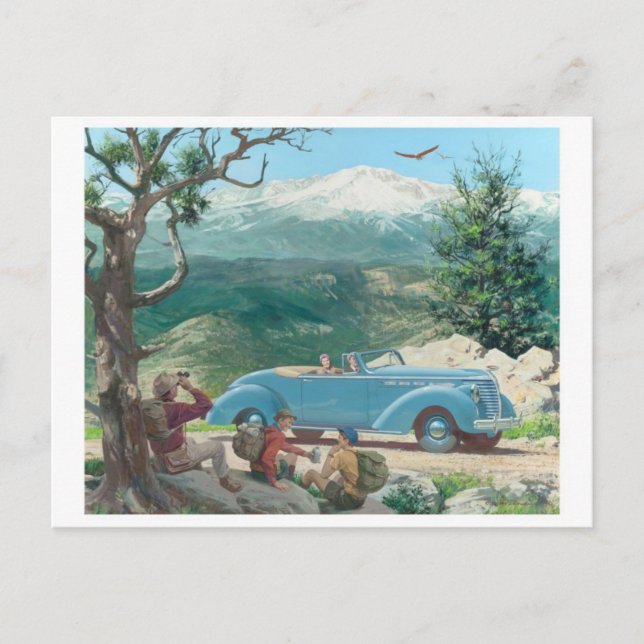 Carte postale Illustration vintage (Devant)