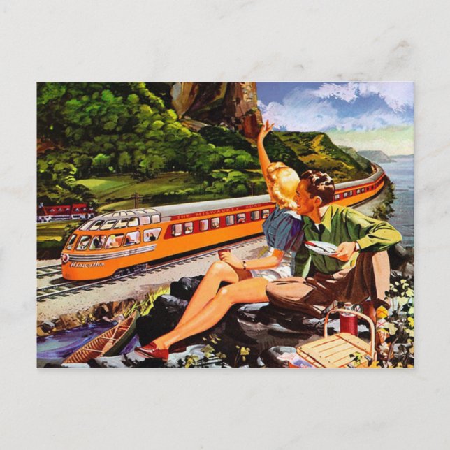 Carte postale Illustration vintage (Devant)