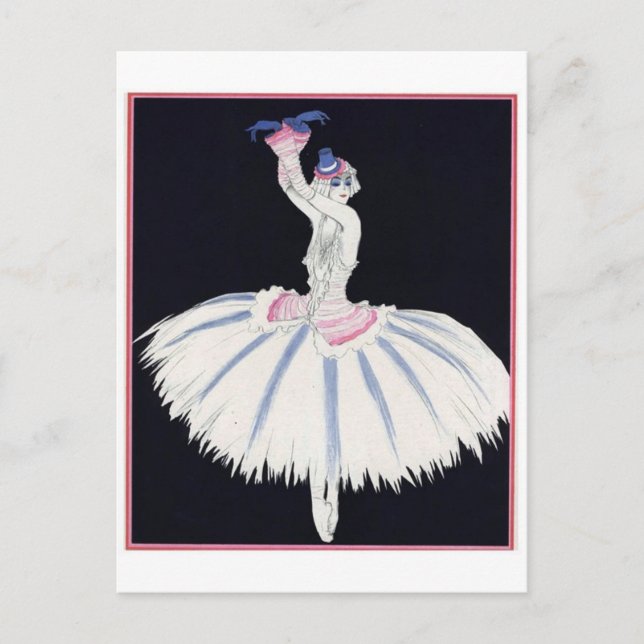 Carte postale Illustration vintage (Devant)