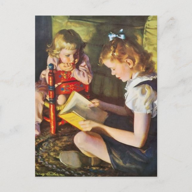 Carte postale Illustration vintage (Devant)