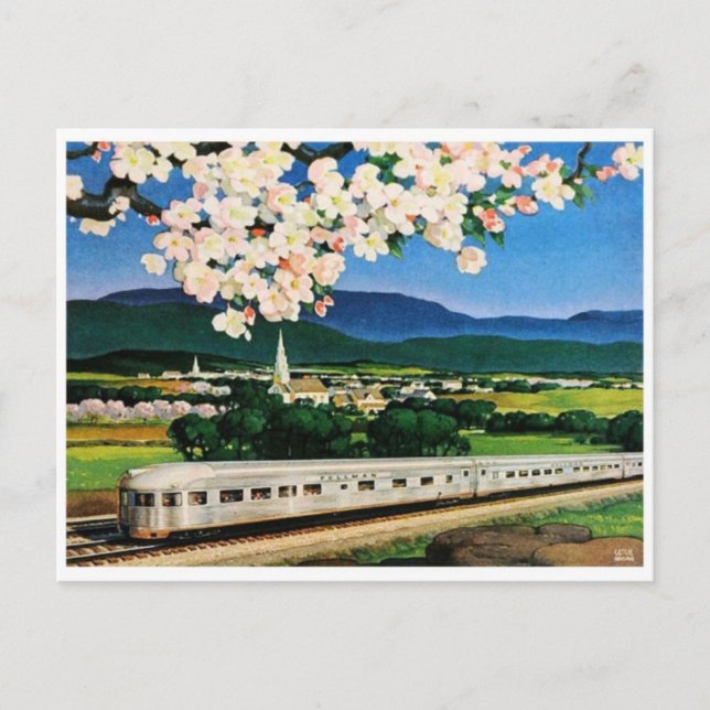 Carte postale Illustration vintage (Devant)