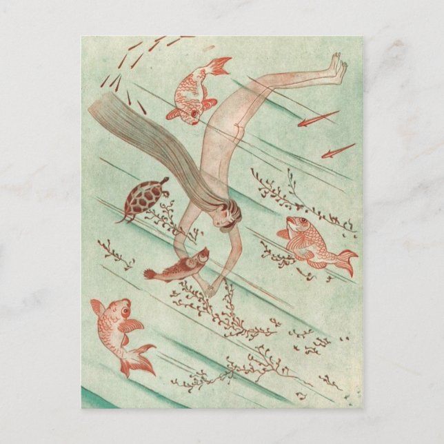 Carte postale Illustration vintage (Devant)