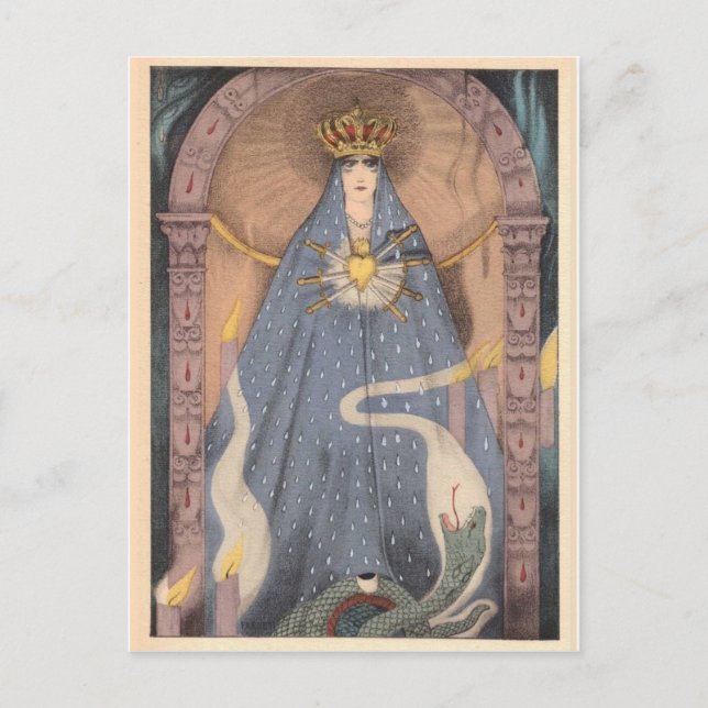 Carte postale Illustration vintage (Devant)