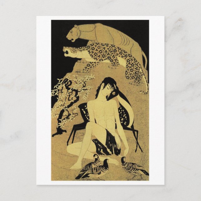 Carte postale Illustration vintage (Devant)