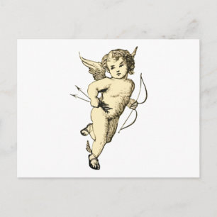 Carte Postale Illustration vintage Cupid
