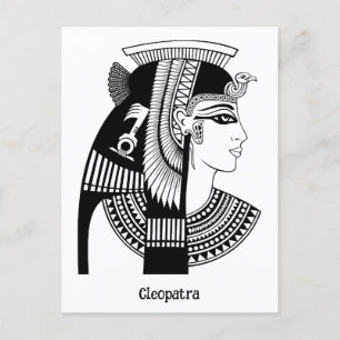 Carte Postale Illustration vintage de Cleopatra
