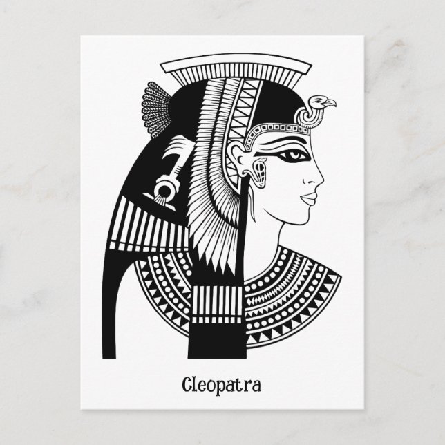 Carte Postale Illustration vintage de Cleopatra (Devant)