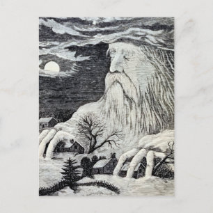 Carte Postale Illustration Vintage "Jack Frost"
