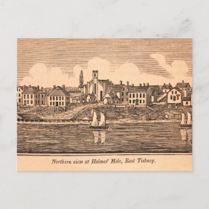 Carte Postale Illustration vintage Martha's Vineyard à Tisbury