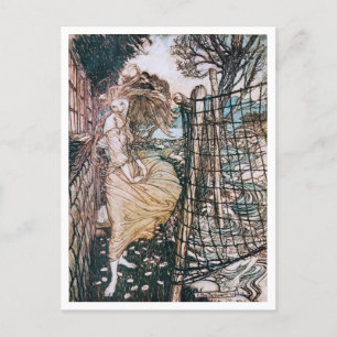 Carte Postale Illustration vintage par Arthur Rackham Undine