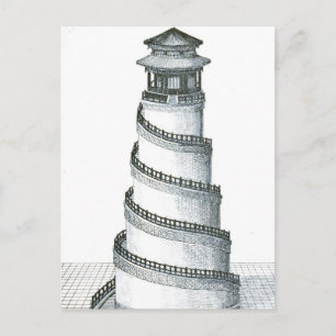 Carte Postale Illustrations d'architecture vintage