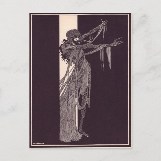 Carte Postale Illustrations d'Edgar Allan Poe de Clarke (Devant)