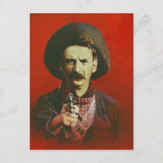 Carte postale illustrée Wild West