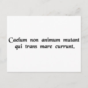 Carte Postale Ils changent le ciel, pas leur âme, qui courent...