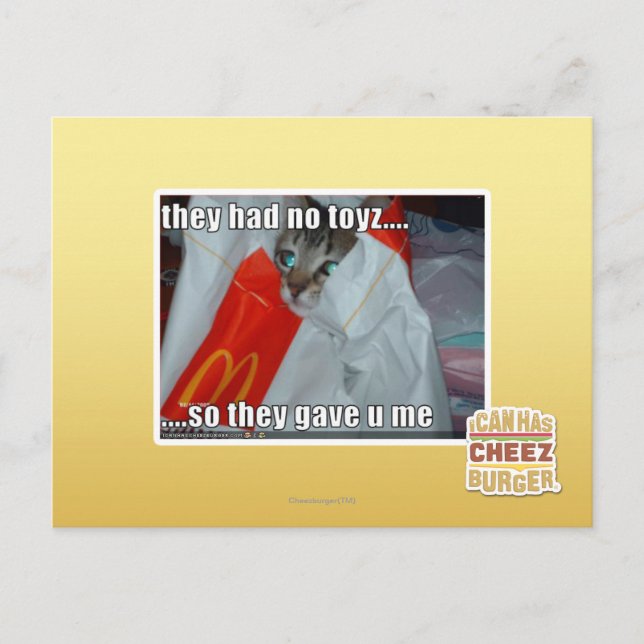 Carte Postale ils n'avaient pas de jouets (Devant)