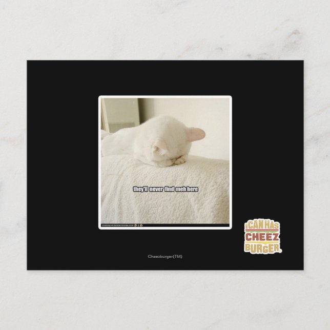 Carte Postale ils ne me trouveront jamais ici (Devant)