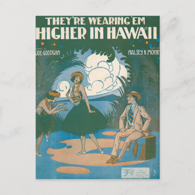 Carte Postale Ils portent "Em Higher" à Hawaii (Devant)