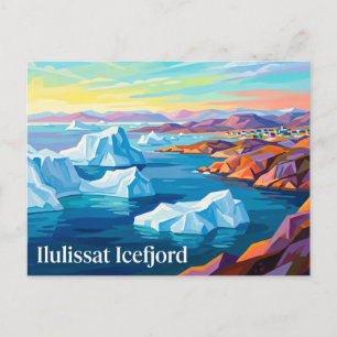Carte Postale Ilulissat Icefjord Groenland