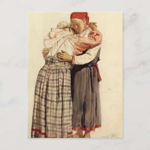 Carte Postale Ilya Repin : Deux femmes