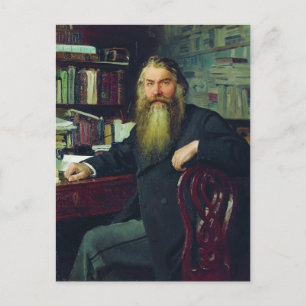 Carte Postale Ilya Repin-Portrait de l'historien et archéologue